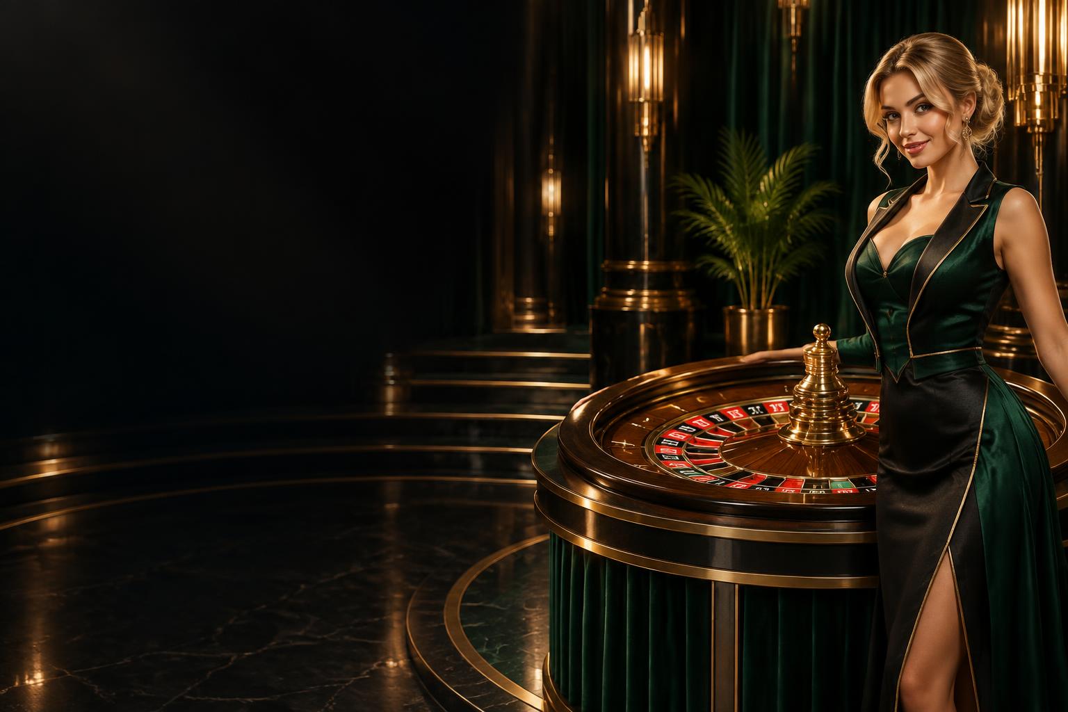 SinaliA, personagem oficial da plataforma, ao lado de uma roleta